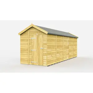 DIY Sheds 7x20 Apex Shed - Single Door Without Windows