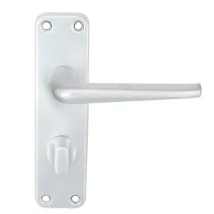 Eurospec Satin Anodised Aluminium Aluminium Lever on WC Backplate (SAA21WC)