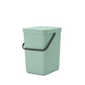 Brabantia Sort & Go Standard Jade Green Plastic Recycling bin - 25L Freestanding