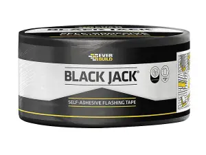 BLACK JACK 150mm x 10 METRE  ADHESIVE FLASHING TAPE WITH NATURAL LEAD-LOOK FINISH, 4