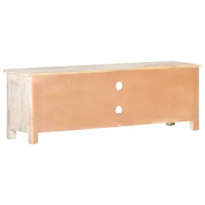 Berkfield TV Cabinet 120x30x40 cm Rough Acacia Wood