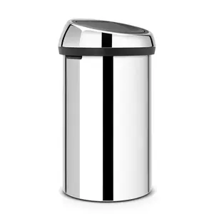 Brabantia 60 Litre Touch Bin Brilliant Steel