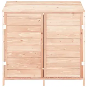 Berkfield Garden Shed 102x52x112 cm Solid Wood Fir