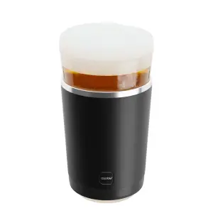 Asobu Drinks Glass with Vacuum Insulated Double Walled Sleeve 490ml Black