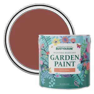 Rust-Oleum Fire Brick Satin Garden Paint 2.5L