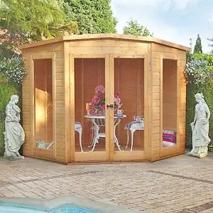 Barclay Shiplap Summerhouse Garden Sun Room Approx 7 x 7 Feet