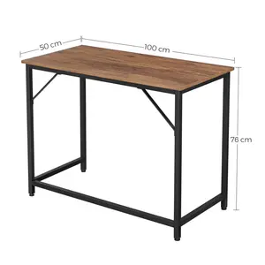 Jana Desk Brown / 76cm H x 80cm W x 50cm D