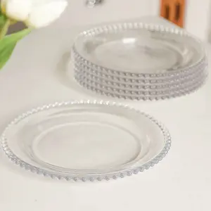 Set of 6 Bella Perle Christmas Dinner Tableware Charger Plate Serving Plates