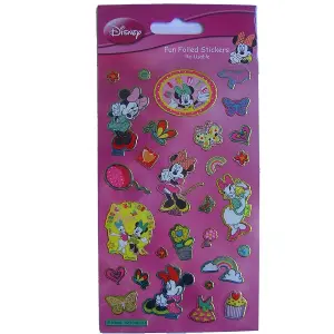 Disney Fun Reusable Foil Minnie Mouse Stickers (Pack of 29) Multicoloured (One Size)