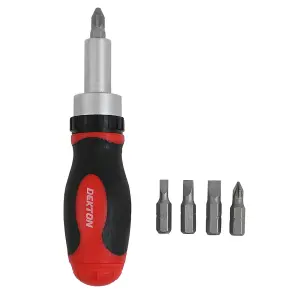 Dekton 3 way Ratchet Screwdriver Set , Storage Case and Accessories.