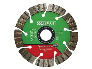 CorePlus GP125 General-Purpose Hybrid Turbo Diamond Blade 125mm