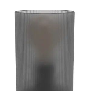 EGLO Colomera Black Glass & Steel Minimalist Table Lamp