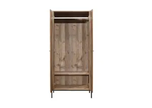 Birlea Urban 2 Door Wardrobe Rustic