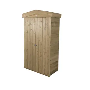 Forest Garden Natural timber Overlap Apex Garden storage 2x3 ft 1830mm 1100mm