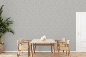 SK Filson Grey Damask Wallpaper