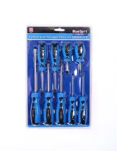 Blue Spot Tools - 9 Pce Screwdriver Set