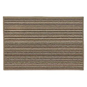  Non-Slip Indoor Door Mat Beige / Rectangle W40 x L60 cm