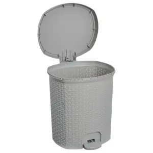 Keeeper Pedal Waste Bin 21 Litre Nordic Grey