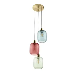 Harbour Studio Jester 3 Lamp Pendant ceiling light, (Dia)280mm