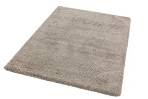 Stone Shaggy Modern Plain Machine Made Easy to Clean Rug for Living Room and Bedroom-160cm X 230cm