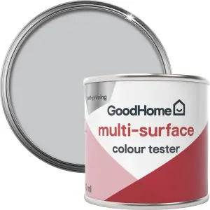 GoodHome Melville Satin Multi-surface paint, 70ml Tester pot