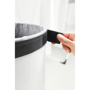 Brabantia Cork Lid Laundry Bin 35 Litre White