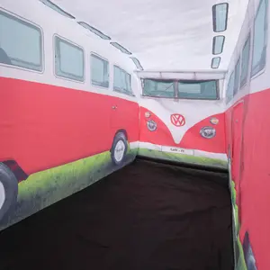 Volkswagen Red Camper van Pop up 3-man Tent