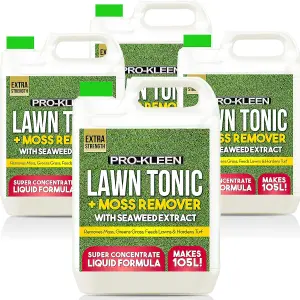 Pro-Kleen Lawn Tonic Liquid Iron Sulphate Quality Ferrous Conditioner Fertiliser Grass Greener Turf Hardener 20L