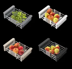 Quadron Johnny 110 kitchen sink with draining basket, 500mm to fit 50cm cabinet, inset Grey GraniteQ material