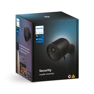 Philips Hue Secure Wired Camera Black