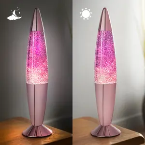 Global Gizmos Purple Chrome Retro Lava Lamp