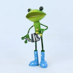 Bromberg Frog Animals Weather Resistant Metal Garden Statue