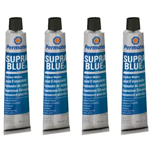 RTV Silicone Instant Gasket Maker Blue High Temperature Sealant 4x80ml