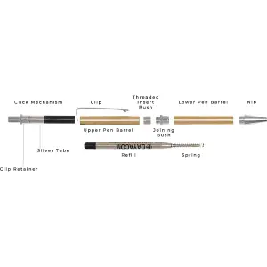 Artisan Click Pen Kit - Chrome