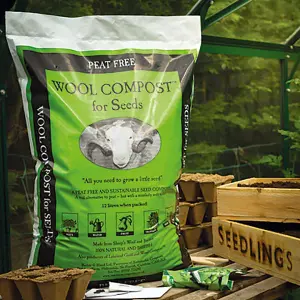 Wool Compost For Seeds  (12 Litre)