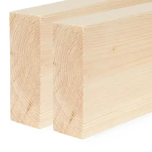 5x1.5 Inch Planed Timber  (L)900mm (W)119 (H)32mm Pack of 2