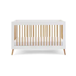 Maya Cot Bed White/Brown