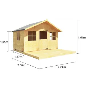 BillyOh Lollipop Max Playhouse with Platform - 6 x 7