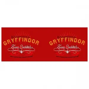 Harry Potter Gryffindor Quidditch 300ml Mug Red/White/Yellow (One Size)