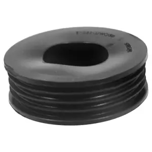 SPARES2GO Rainwater Downpipe Adaptor 65mm Square / 68mm Round Pipe to 110mm Soil Waste Drain Connector