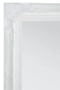 MirrorOutlet Hamilton White Shabby Chic Design Mirror 91 x 66cm