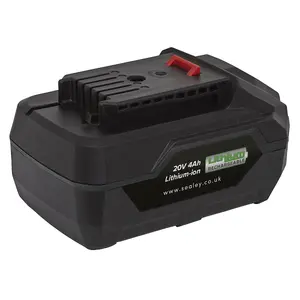 Sealey Power Tool Battery 20V 4Ah SV20 Series Lithium-ion CP20VBP4