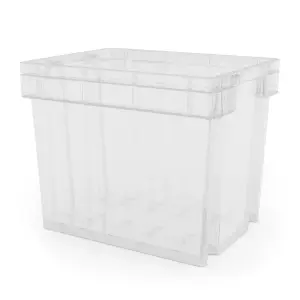 Form Xago Heavy duty Clear 24L Plastic Stackable Storage box