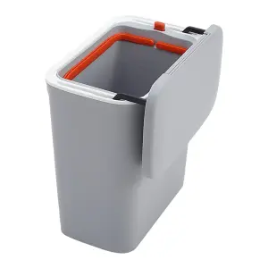 Grey Hanging Home Kitchen Rubbish Dustbin Recycling Bin Rubbish Trash Office Waste Recycle 9 L