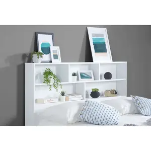 Alfie King Storage Bed In White