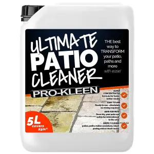 Pro-Kleen Ultimate Patio Cleaner - Deeply Cleans Patios & Drives to Remove Dirt & Grime 5L