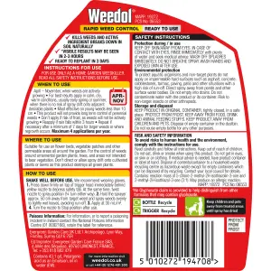 Weedol Rapid Weed killer 1L