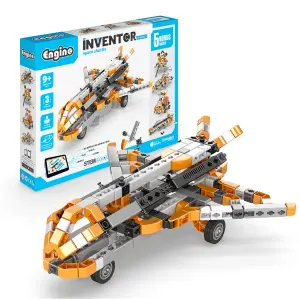 Engino Inventor Mechanics Space Shuttle Construction Kit - 5 Bonus Models