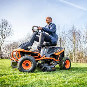 Yard Force ProRider E559 Battery-Powered Electric Ride-on Lawnmower