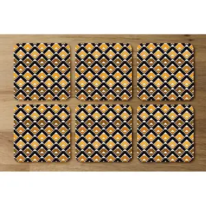 Square 6 Piece Coaster Set (Set of 6)